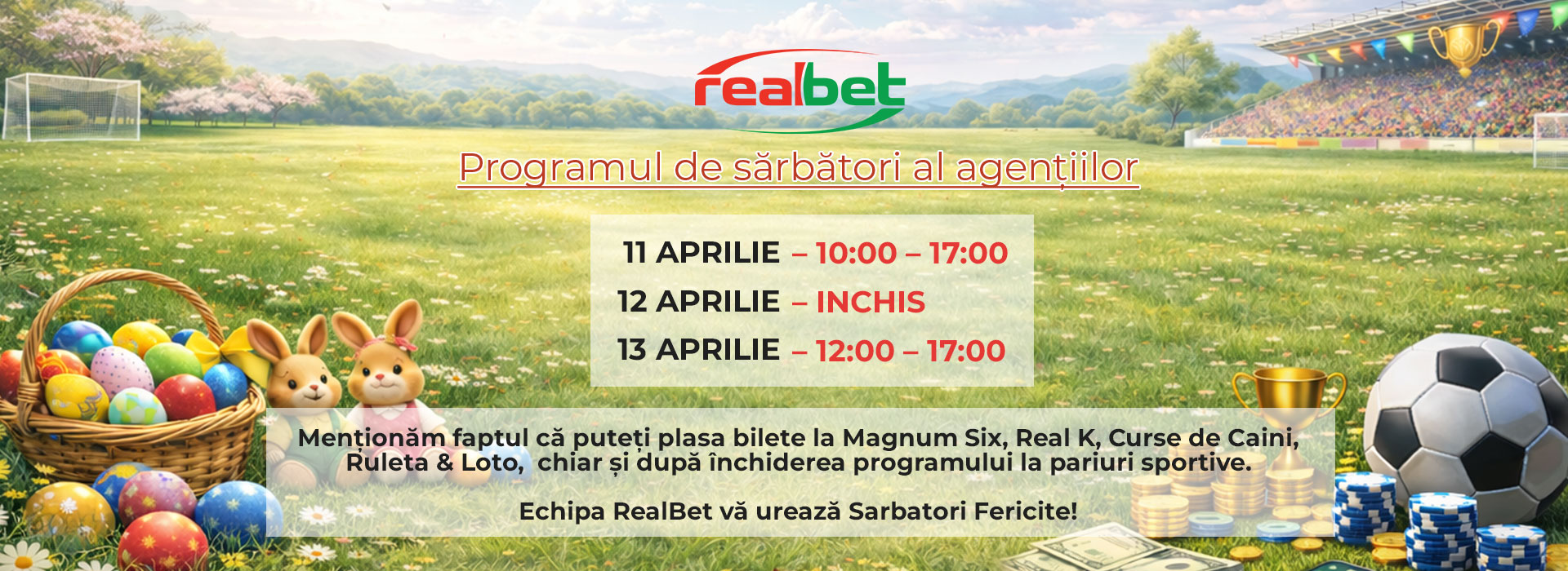 Echipa RealBet vă urează Sarbatori Fericite!