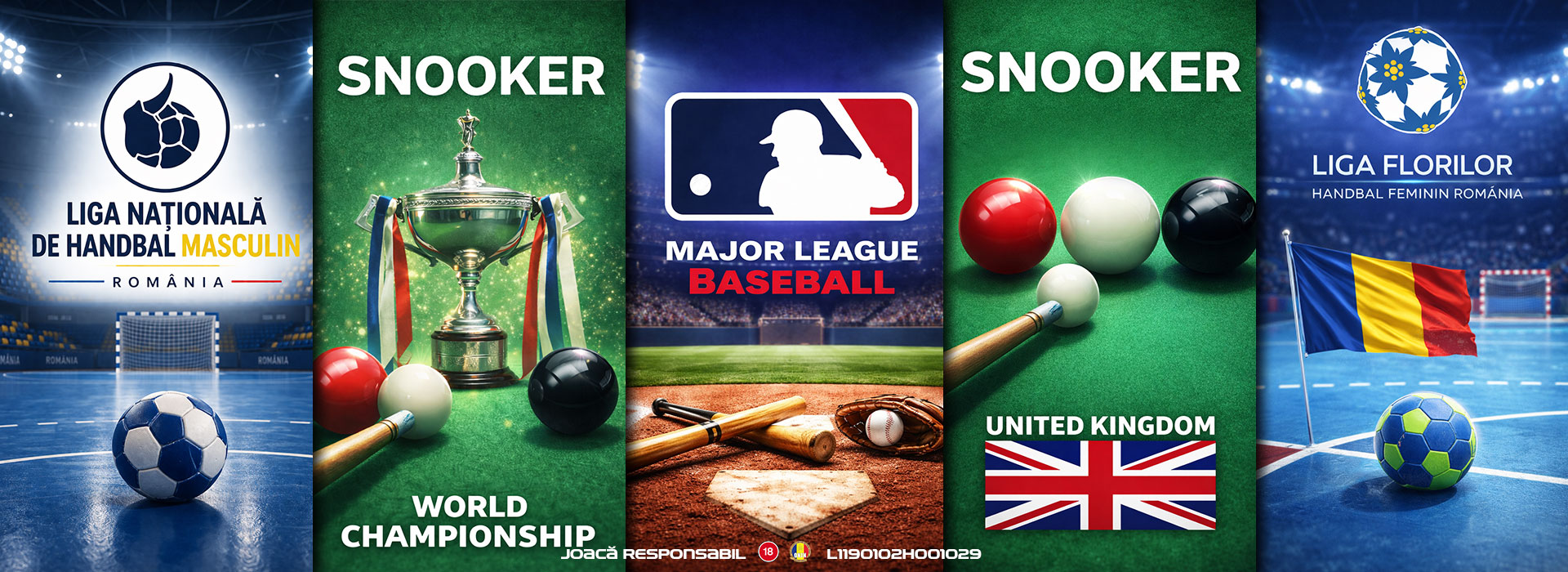 Pariuri Sportive handbal, baseball, snooker